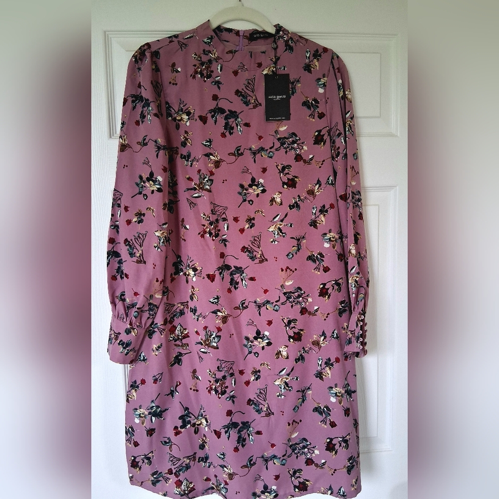 NWT Ada Gatti Winter Floral Shift Dress